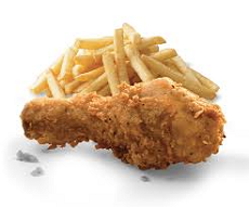 1 Pc Chicken & Chips 
