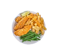 Chicken Meat With Chips 
